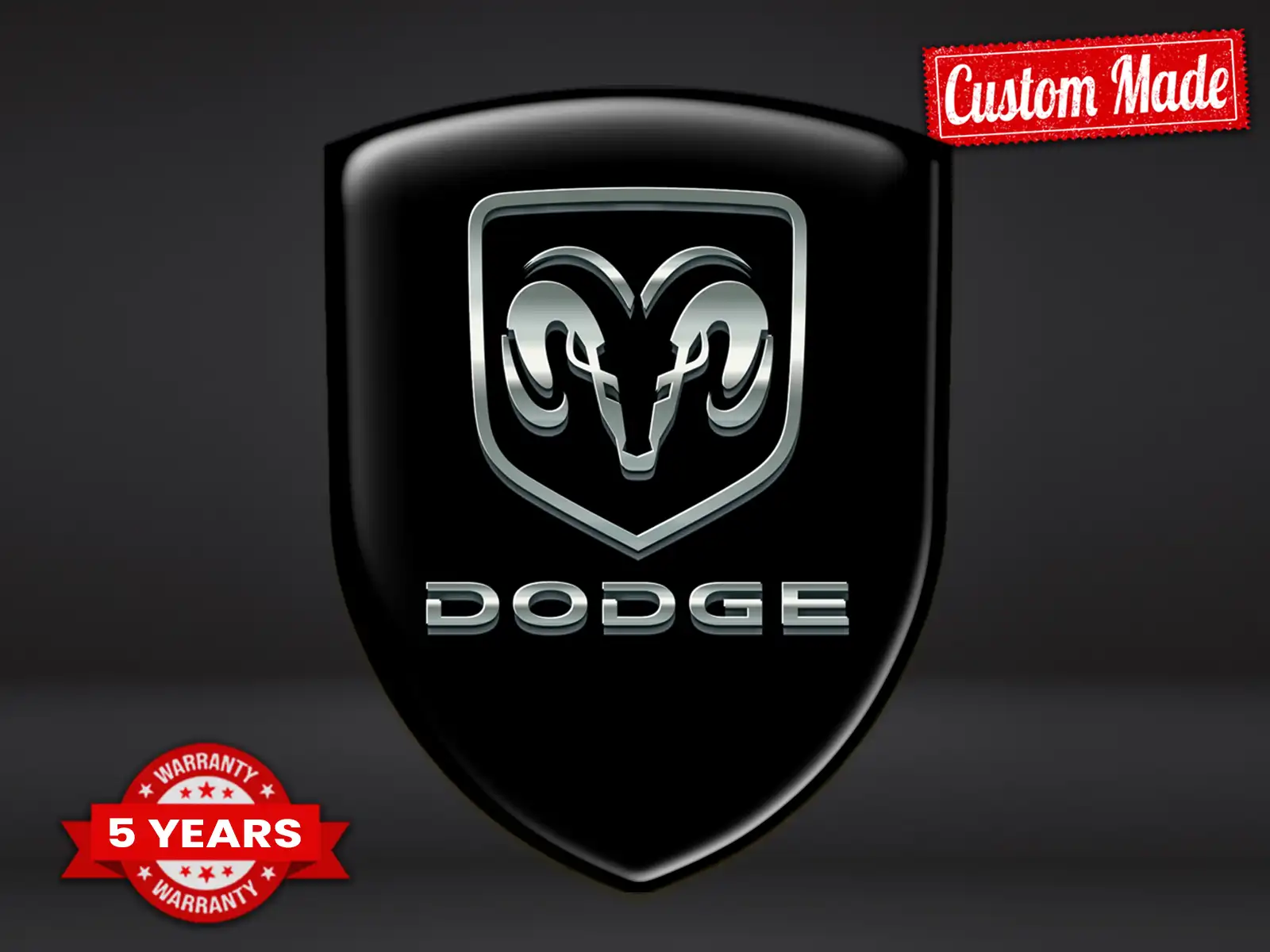 Dodge Personalisierte Logosticker Stilvoll Robust Anpassbar